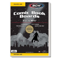 BCW - Golden Age Comic Backing Boards (100 boards)